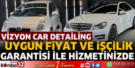 Vizyon Car Detailing, uygun fiyat ve işçilik garantisi ile hizmetinizde 