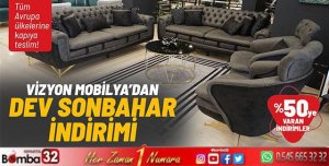 Vizyon Mobilya’dan DEV SONBAHAR İNDİRİMİ