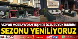 Vizyon Mobilya’dan Teşhire Özel Büyük İndirim!