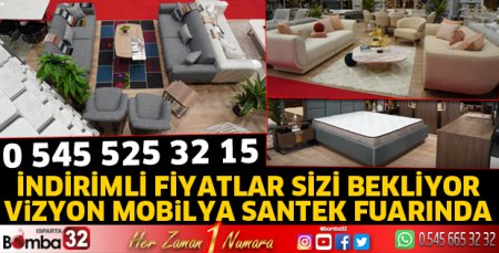 Vizyon Mobilyada indirimli fiyatlar sizleri bekliyor