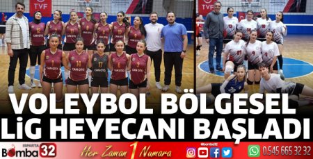 Voleybol Bölgesel Lig Heyecanı Başladı