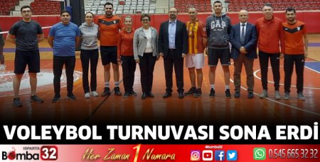 Voleybol Turnuvası sona erdi