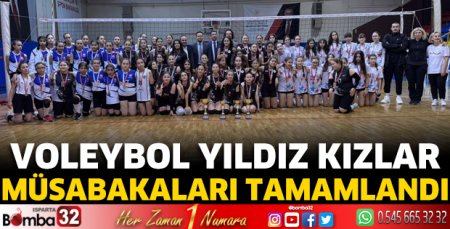 Voleybol Yıldız Kızlar müsabakaları tamamlandı