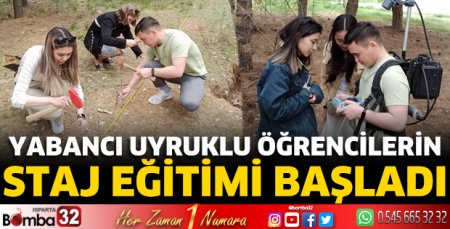 Yabancı uyruklu öğrencilerin staj eğitimi başladı