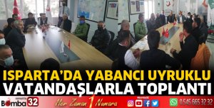 Yabancı uyruklu vatandaşlarla toplantı