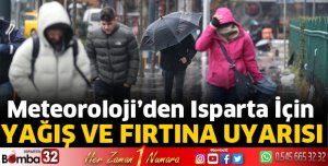Yağış ve fırtına uyarısı