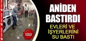 YAĞIŞA TESLİM OLDUK