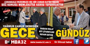 YAĞMUR ÇAMUR DEMEDEN EVET İÇİN YOLLLARDA 