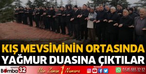 Yağmur duasına çıktılar