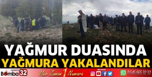 Yağmur duasında yağmur yağdı