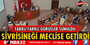 YAKALADIĞI SİVRİSİNEĞİ MECLİSE GETİRDİ
