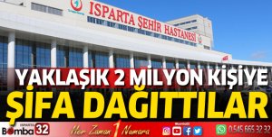 Yaklaşık 2 milyon kişiye şifa dağıttılar