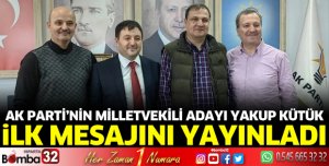 Yakup Kütük'ten ilk mesaj
