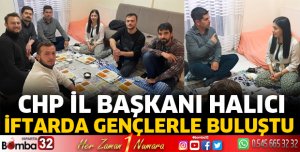 Yalım Halıcı, iftar da gençler ile buluştu