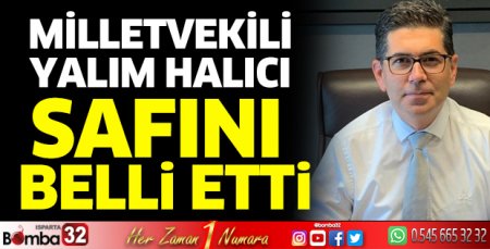 Yalım Halıcı safını belli etti