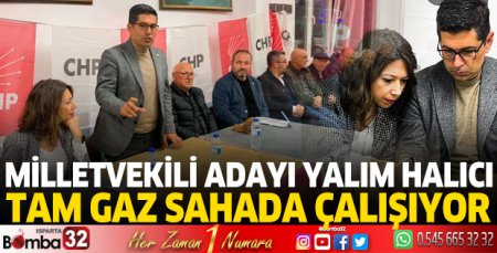 Yalım Halıcı saha çalışmalarını sürdürüyor