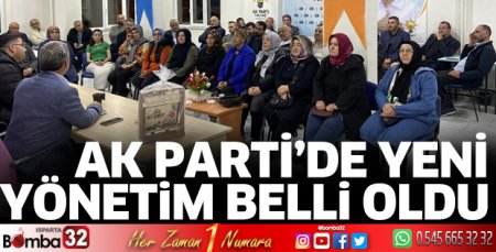 Yalvaç AK Parti'de yeni yönetim belirlendi 