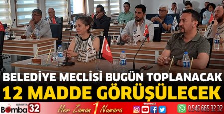 Yalvaç Belediye Meclisi bugün toplanacak