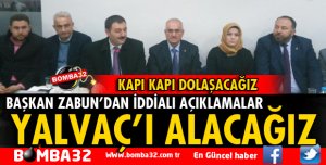 YALVAÇ BELEDİYESİ AK PARTİ’Lİ OLACAK