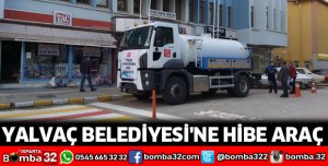 Yalvaç Belediyesi'ne hibe araç