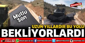 YALVAÇ HALKININ BEKLEDİĞİ YOLDA ÇALIŞMA BAŞLADI