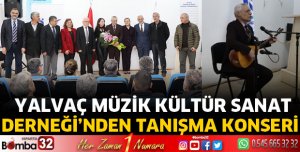 Yalvaç Müzik Kültür Sanat Derneği’nden tanışma konseri