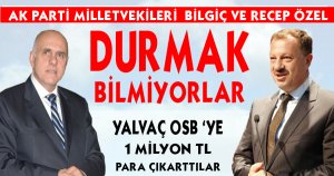 Yalvaç Organize Sanayi Bölgesinde önemli adım