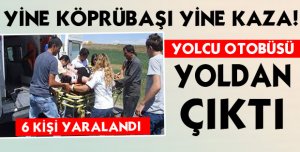 Yalvaç Yolcu Otobüsü Yoldan Çıktı
