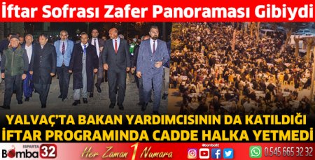 Yalvaç’ta cadde halka yetmedi