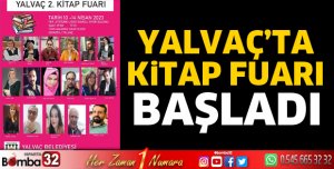 Yalvaç’ta kitap fuarı