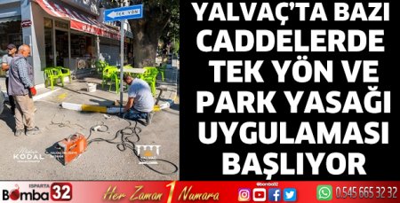 Yalvaç’ta Trafiğe Neşter