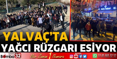 Yalvaç’ta Yağcı rüzgarı esiyor