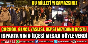 YALVAÇ’TAN BARIŞ PINARI HAREKATINA DESTEK