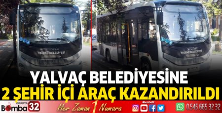 Yalvaç'a şehir içi otobüs kazandırıldı