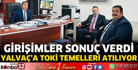 Yalvaç'a TOKİ temelleri atılıyor
