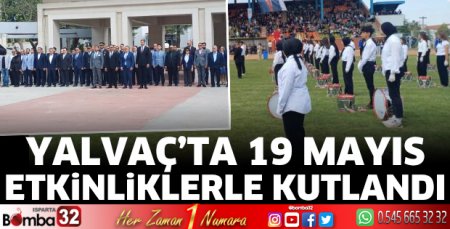 Yalvaç'ta 19 Mays Coşkusu