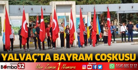 Yalvaç'ta bayram coşkusu