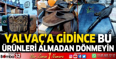 Yalvaç'ta el emeği ürünler