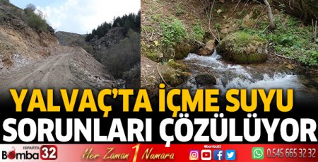 Yalvaç'ta içme suyu sorunları çözülüyor