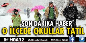 YALVAÇ'TA OKULAR TATİL EDİLDİ