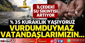 Yalvaç'ta su sıkıntısı