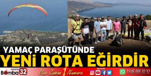Yamaç paraşütünde yeni rota Eğirdir