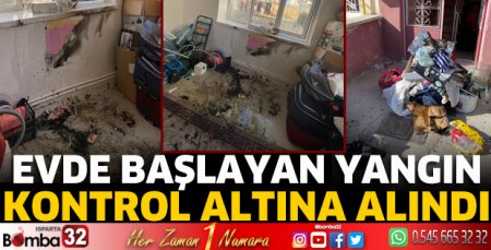 Yangın büyümeden söndürüldü