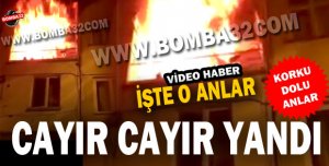 Yangın paniğe neden oldu