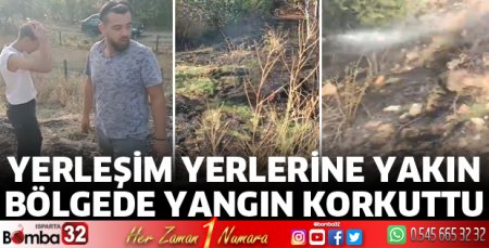 Yangın panik yarattı