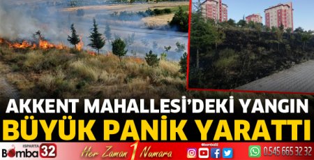 Yangında büyük panik yaşadılar