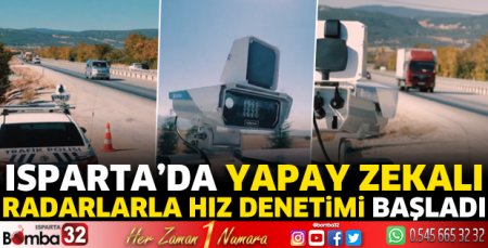Yapay zekalı radarlarla hız denetimi 