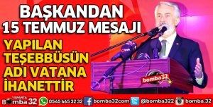 YAPILAN TEŞEBBÜSÜN ADI VATANA İHANETTİR