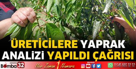 Yaprak Analizi çağrısı