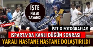 YARALI HASTANE HASTANE DOLAŞTIRILDI